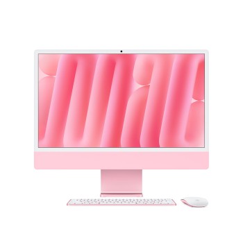 24-inch iMac with Retina 4.5K display: Apple M4 chip with 10-core CPU and 10-core GPU - Pink