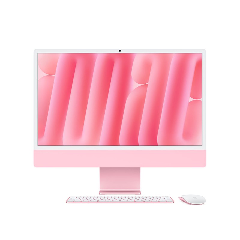 24-inch iMac with Retina 4.5K display: Apple M4 chip with 10-core CPU and 10-core GPU - Pink
