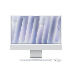 24-inch iMac with Retina 4.5K display: Apple M4 chip with 10-core CPU and 10-core GPU - Silver