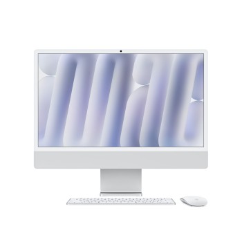 24-inch iMac with Retina 4.5K display: Apple M4 chip with 10-core CPU and 10-core GPU - Silver