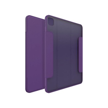 OtterBox Symmetry Series Folio Carrying Case (Folio) for 13" Apple iPad Pro 13 (2024) Tablet - Figment (Clear/Purple)