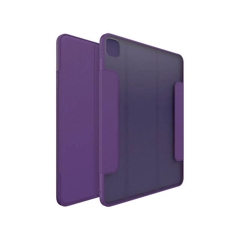 OtterBox Symmetry Series Folio Carrying Case (Folio) for 13" Apple iPad Pro 13 (2024) Tablet - Figment (Clear/Purple)