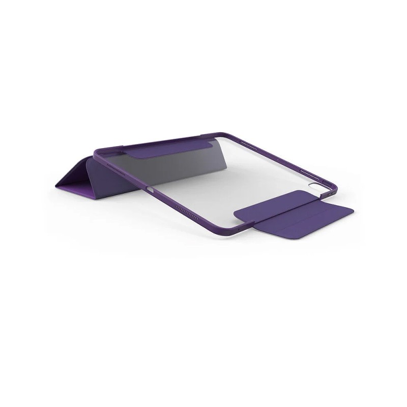 OtterBox Symmetry Series Folio Carrying Case (Folio) for 13" Apple iPad Pro 13 (2024) Tablet - Figment (Clear/Purple)