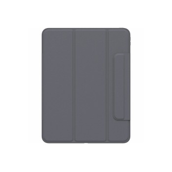 OtterBox Symmetry Series Folio Carrying Case (Folio) for 13" Apple iPad Pro 13 (2024) Tablet - Thunderstorm (Clear/Dark Gray)