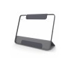 OtterBox Symmetry Series Folio Carrying Case (Folio) for 13" Apple iPad Pro 13 (2024) Tablet - Thunderstorm (Clear/Dark Gray)