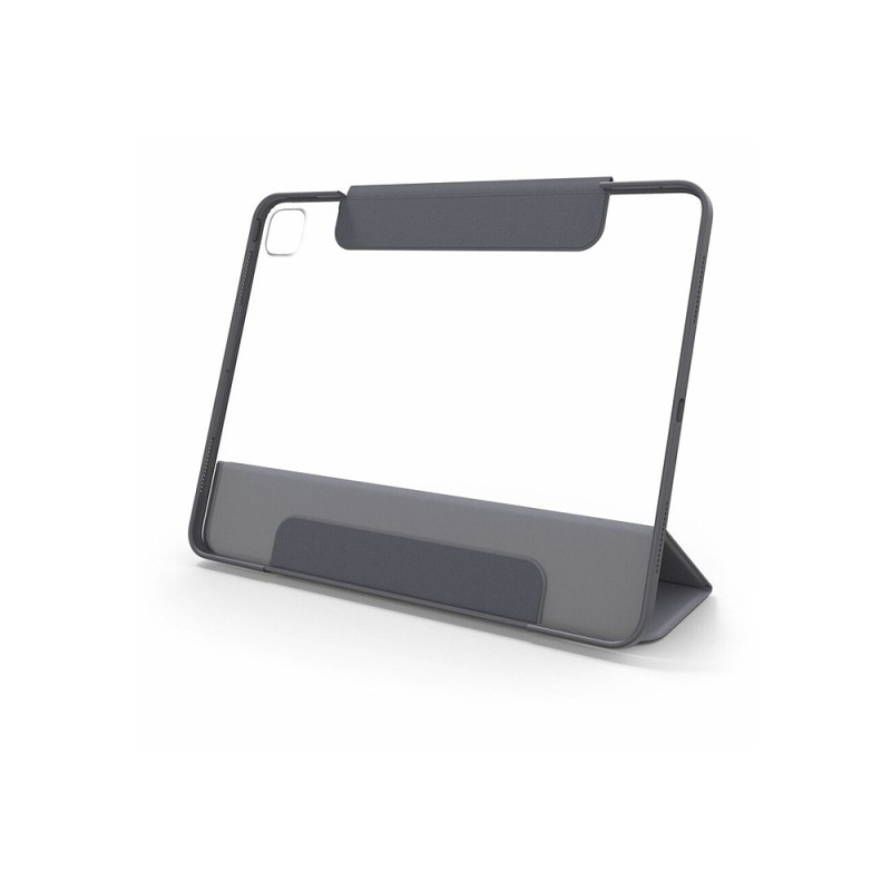 OtterBox Symmetry Series Folio Carrying Case (Folio) for 13" Apple iPad Pro 13 (2024) Tablet - Thunderstorm (Clear/Dark Gray)