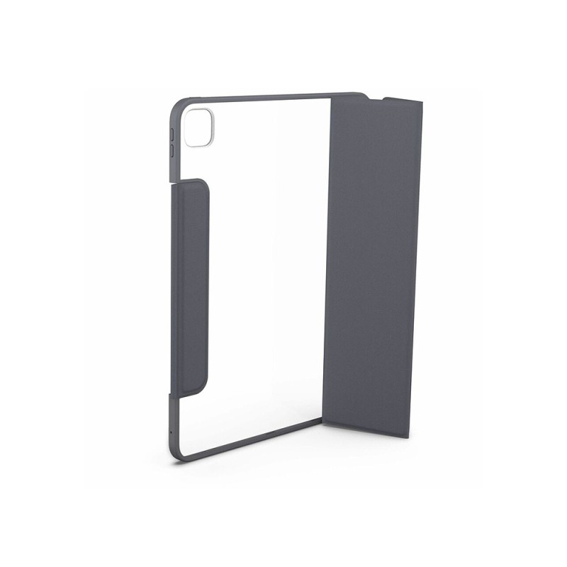 OtterBox Symmetry Series Folio Carrying Case (Folio) for 13" Apple iPad Pro 13 (2024) Tablet - Thunderstorm (Clear/Dark Gray)