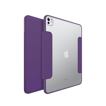 OtterBox Symmetry Carrying Case (Folio) for 13" Apple iPad Pro 13 (2024) Tablet - Figment (Clear/Purple)