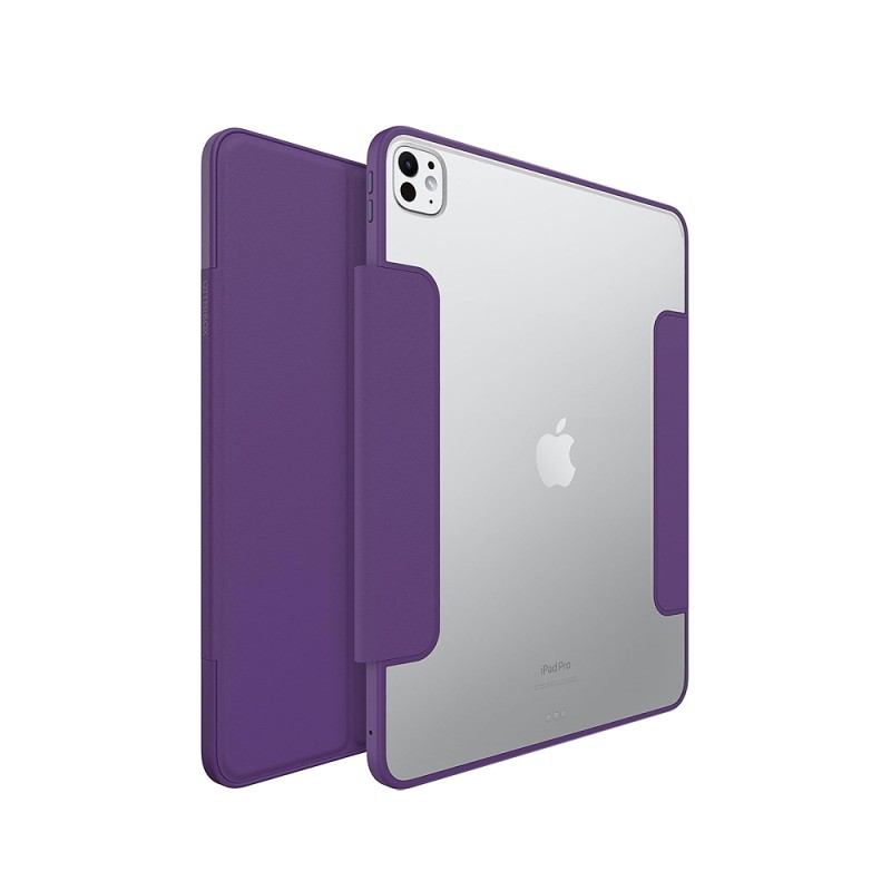 OtterBox Symmetry Carrying Case (Folio) for 13" Apple iPad Pro 13 (2024) Tablet - Figment (Clear/Purple)