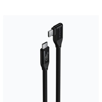 Right-Angle USB-C to USB-C Data and Charge Cable (1m)
