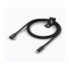 Right-Angle USB-C to USB-C Data and Charge Cable (1m)