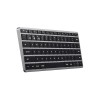 Slim X1 Bluetooth Backlit Keyboard - Space Gray