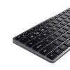 Slim X1 Bluetooth Backlit Keyboard - Space Gray