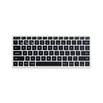 Slim X1 Bluetooth Backlit Keyboard - Silver