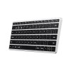 Slim X1 Bluetooth Backlit Keyboard - Silver