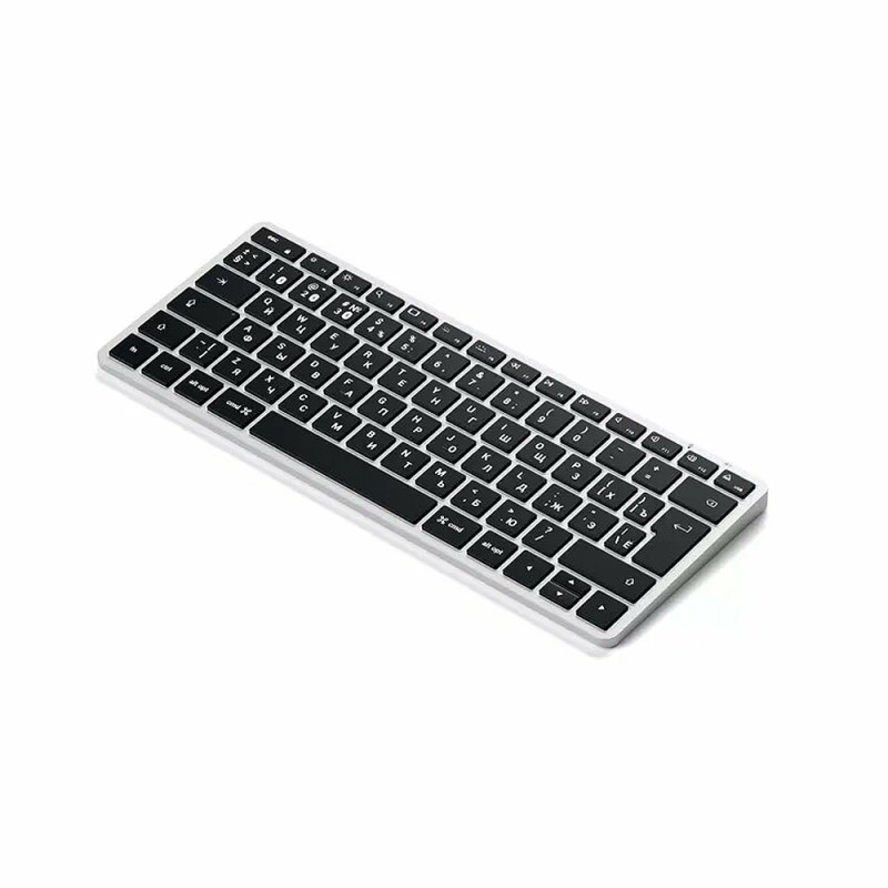 Slim X1 Bluetooth Backlit Keyboard - Silver