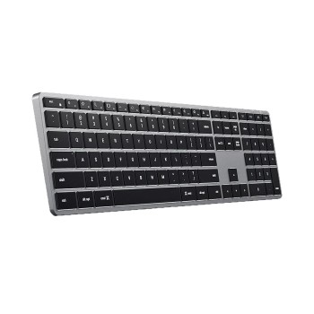 Slim X3 Bluetooth Backlit Keyboard - Space Gray