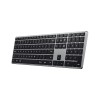 Slim X3 Bluetooth Backlit Keyboard - Space Gray