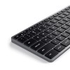 Slim X3 Bluetooth Backlit Keyboard - Space Gray