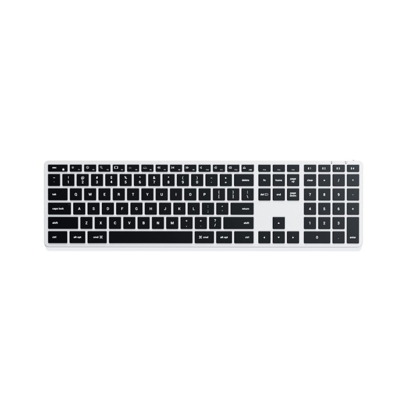 Slim X3 Bluetooth Backlit Keyboard - Silver