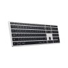 Slim X3 Bluetooth Backlit Keyboard - Silver
