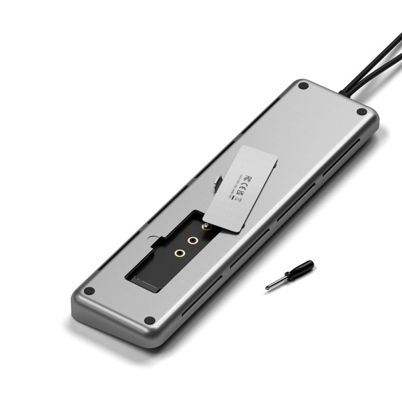 Dual Dock Stand - Docking Station with NVMe SSD Enclosure