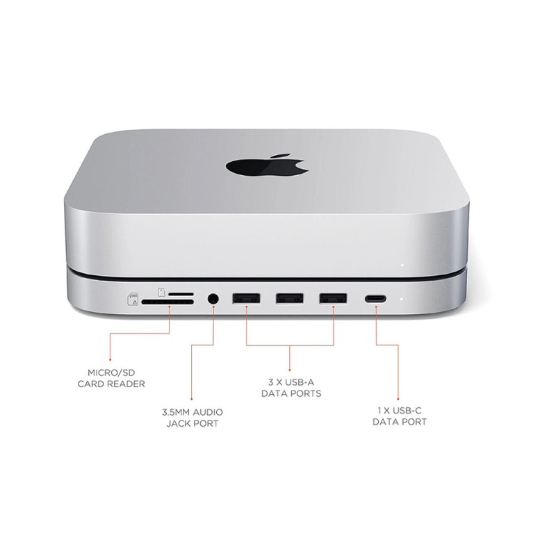 Stand & Hub For Mac Mini / Studio With NVMe SSD Enclosure
