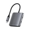 4-Port USB-C Hub with Power Delivery - Space Grey