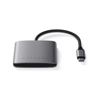 4-Port USB-C Hub with Power Delivery - Space Grey