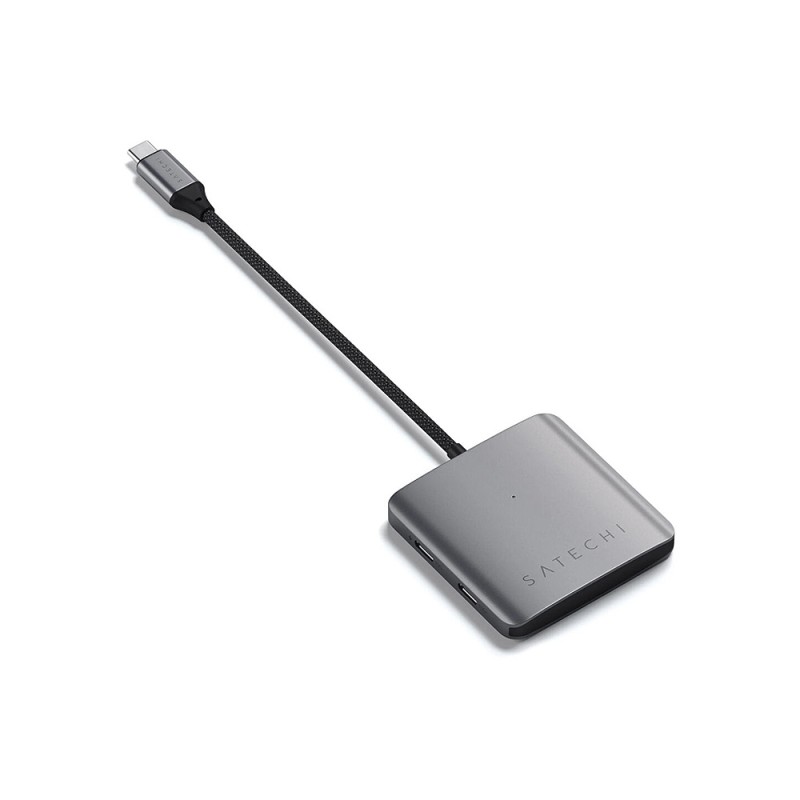 4-Port USB-C Hub with Power Delivery - Space Grey
