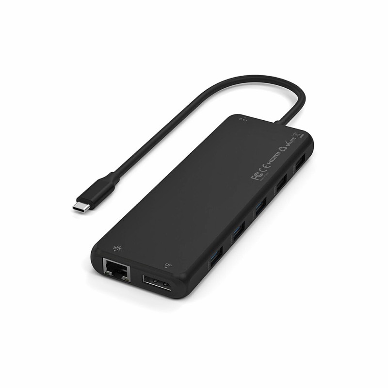 13-in-1 USB-C Triple Display Multiport Adapter - Black