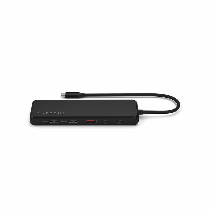 13-in-1 USB-C Triple Display Multiport Adapter - Black