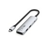 4-in-1 USB-C Slim Multiport Adapter 4K - Silver