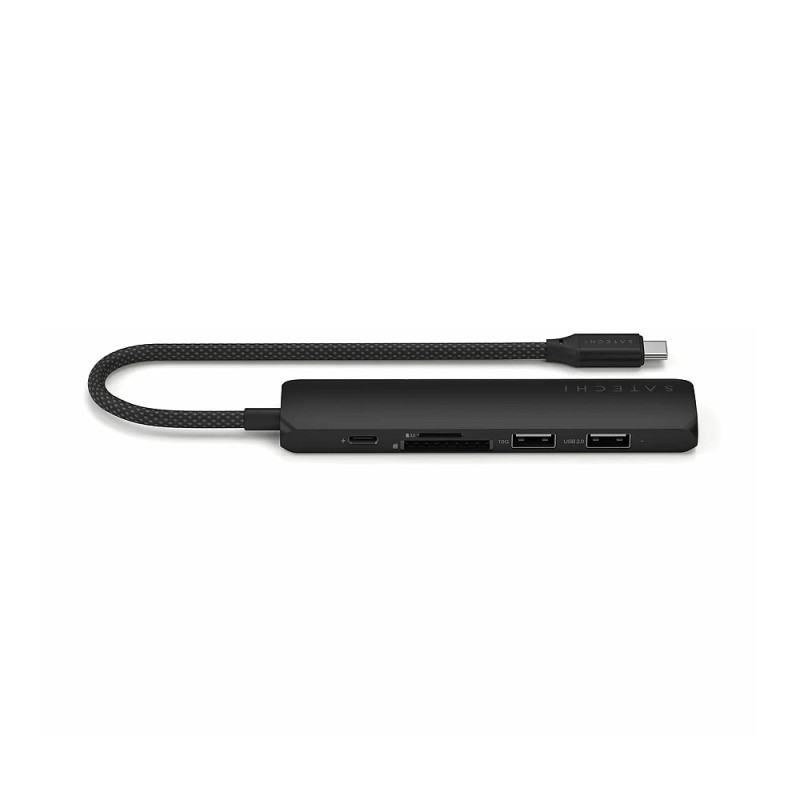 6-in-1 USB-C Slim Multiport Adapter - Black