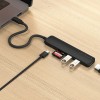 6-in-1 USB-C Slim Multiport Adapter - Black