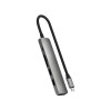 6-in-1 USB-C Slim Multiport Adapter - Space Gray
