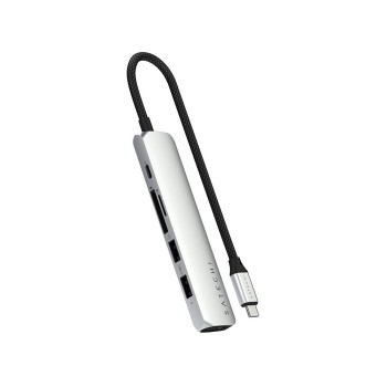 6-in-1 USB-C Slim Multiport Adapter - Silver