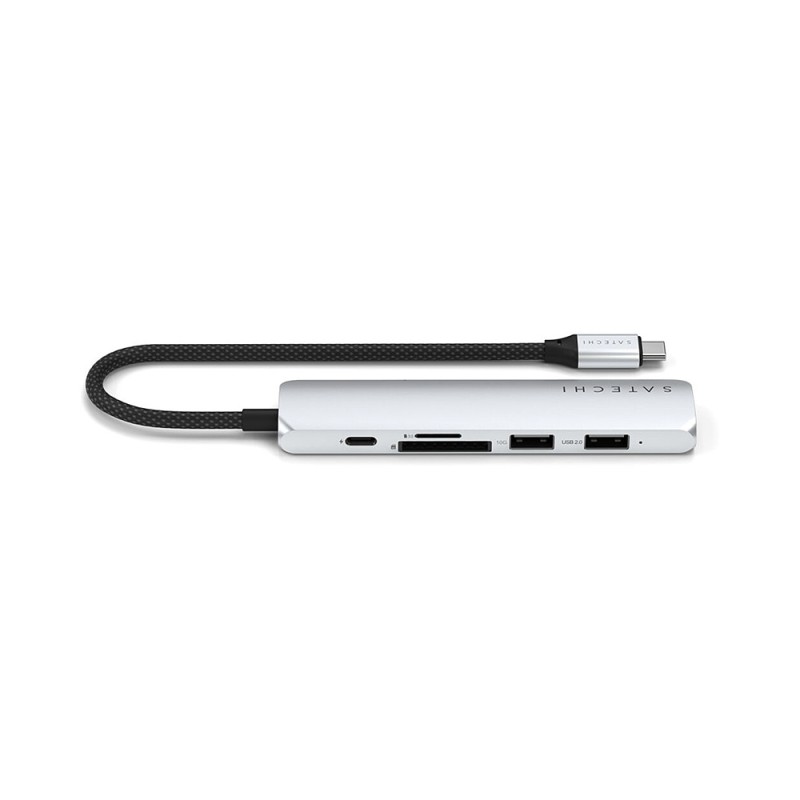 6-in-1 USB-C Slim Multiport Adapter - Silver