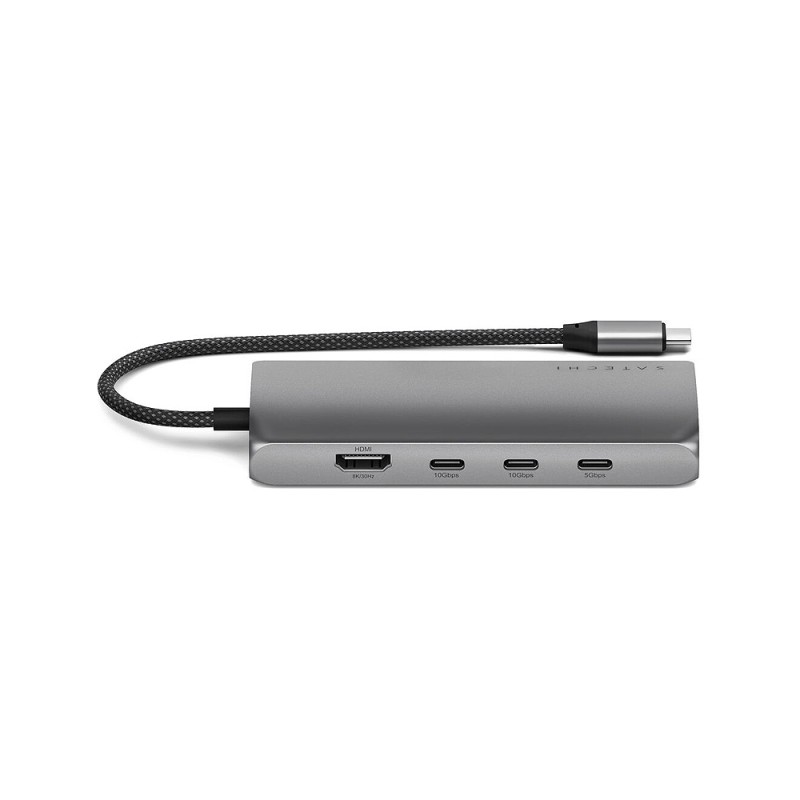 USB-C Multiport Adapter 8K With Ethernet V3 - Space Gray