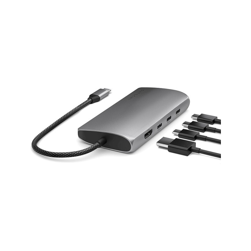 USB-C Multiport Adapter 8K With Ethernet V3 - Space Gray