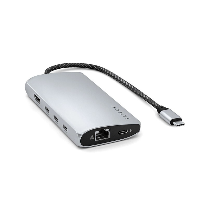 USB-C Multiport Adapter 8K With Ethernet V3 - Silver