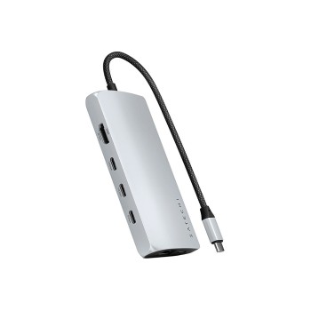 USB-C Multiport Adapter 8K With Ethernet V3 - Silver