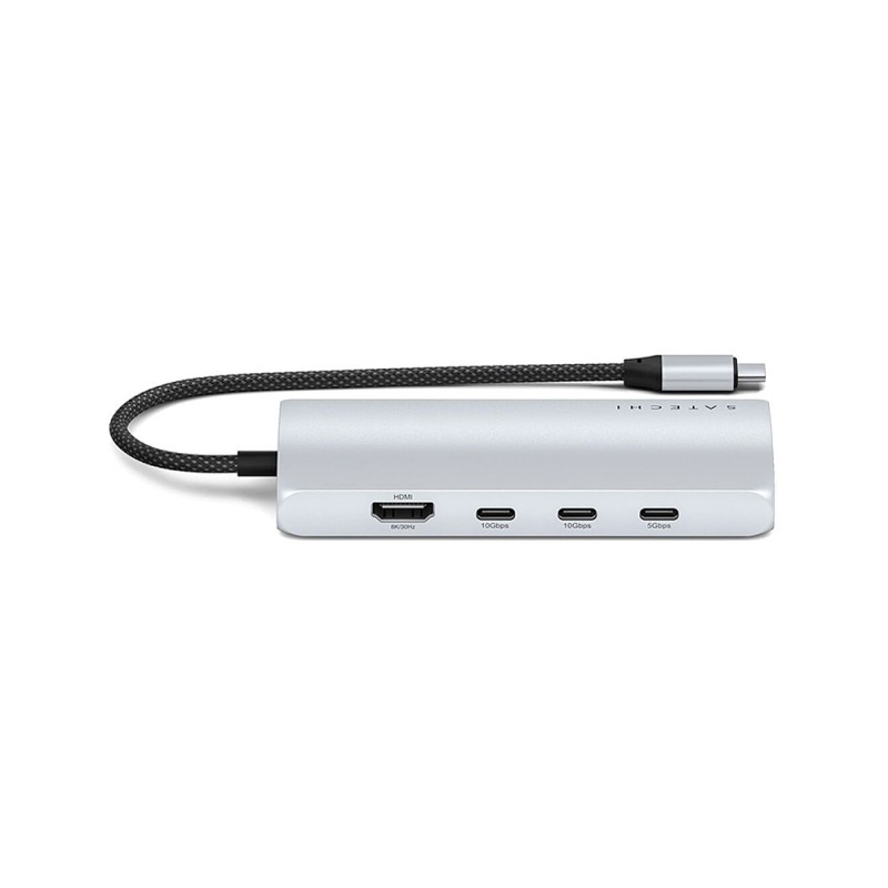 USB-C Multiport Adapter 8K With Ethernet V3 - Silver