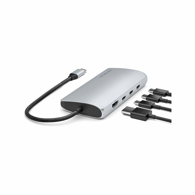 USB-C Multiport Adapter 8K With Ethernet V3 - Silver