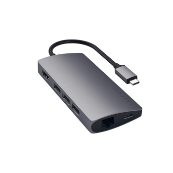 Type-C Multi-Port Adapter 4K with Ethernet V2 - Space Gray