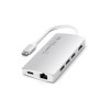 Type-C Multi-Port Adapter 4K with Ethernet V2 -Silver